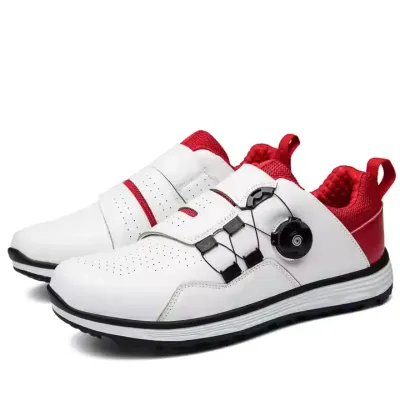NEW ARRIVAL BLACK MENS GOLF SHOES